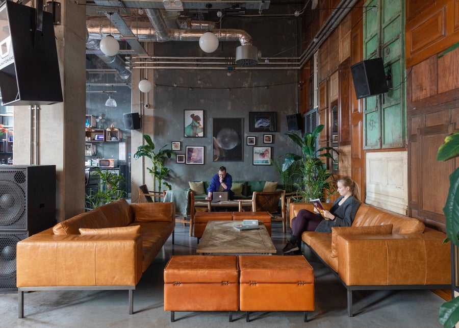 Working from home at The Collective Old Oak